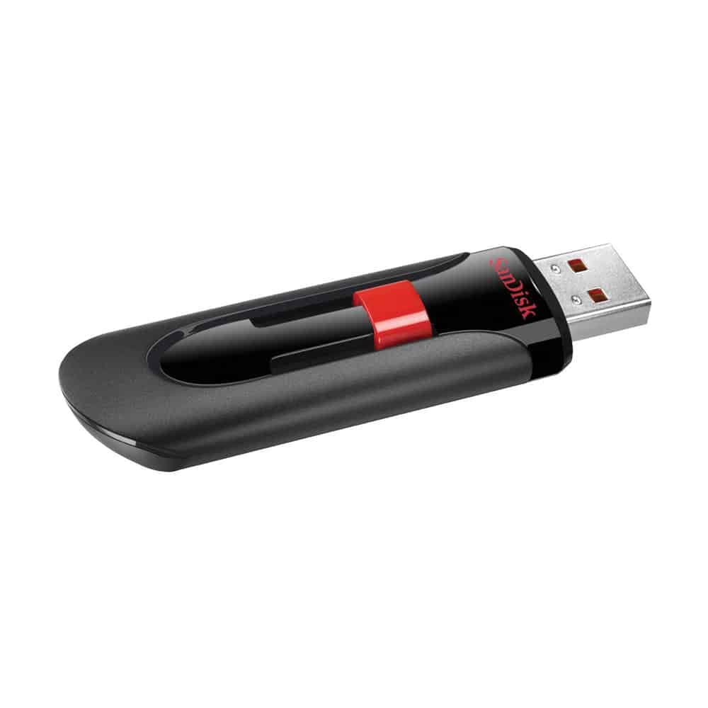 Sandisk - Μνήμη USB Stick (sdcz60-032g-B35) - USB 2.0 Flashdrive, 32gb - Μαύρο / Κόκκινο 2