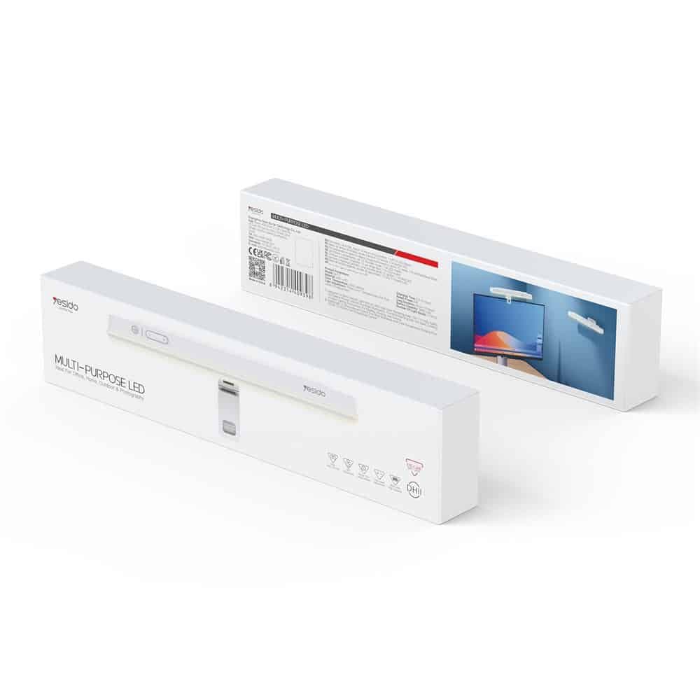 Yesido - Wireless Reading Light (dh11) - Type-C, 3600mah, Multi-Angle Adjustable, 5 Levels Of Brightness - White 7