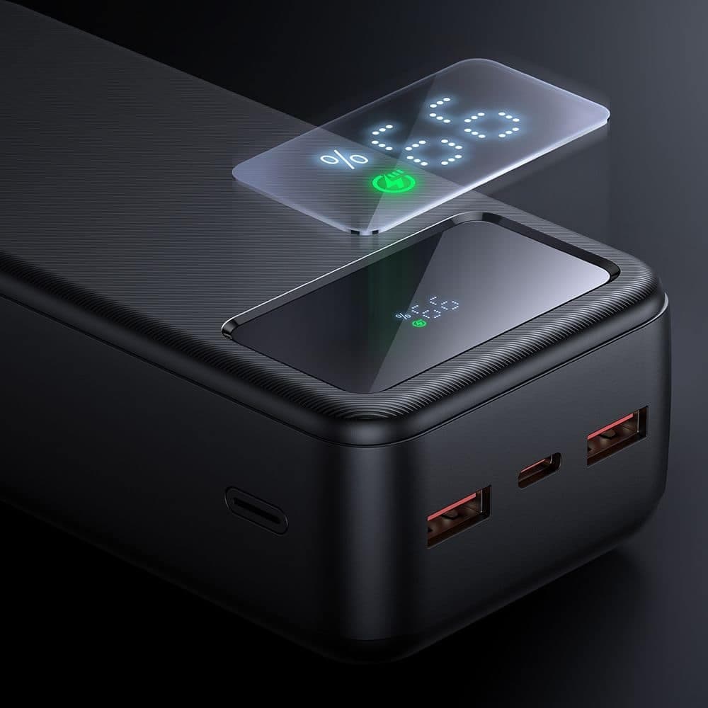 Mcdodo - Power Bank (mc-4240) - Type-C + 2x Usb-A Ports, 30000mah, 22.5w, Led Display - Black 5