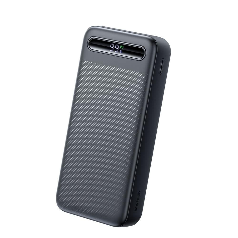 Mcdodo - Power Bank Star Series (mc-3891) - Usb-C + 2x Usb, 20000mah, 22.5w, Digital Display - Black
