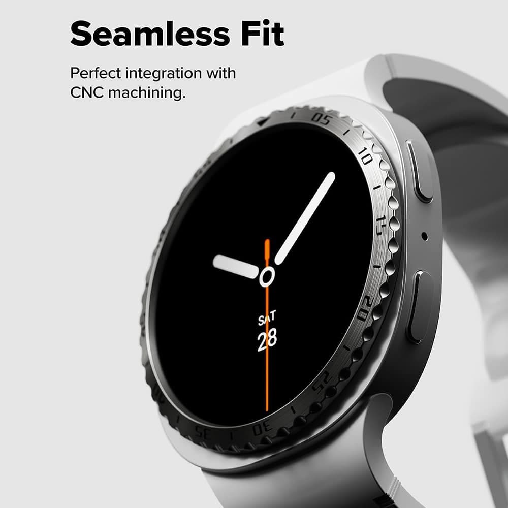 Ringke - Inner Bezel Styling - Samsung Galaxy Watch8 Classic - Black (gw8c-46-In-02) 4