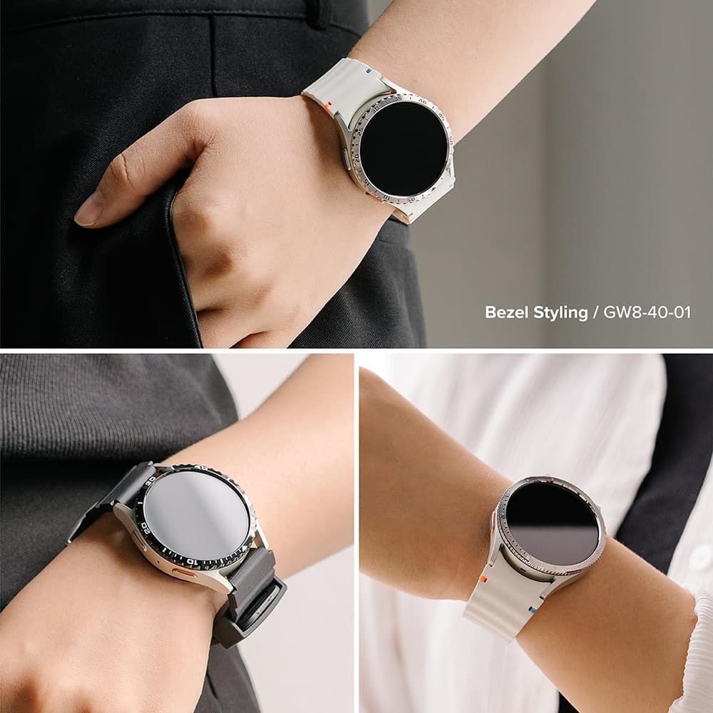 Ringke - Inner Bezel Styling - Samsung Galaxy Watch8 Classic - Black (gw8c-46-In-02) 7