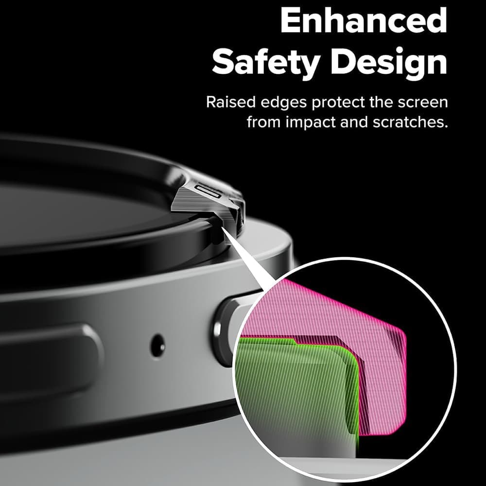 Ringke - Inner Bezel Styling - Samsung Galaxy Watch8 Classic - Black (gw8c-46-In-02) 6