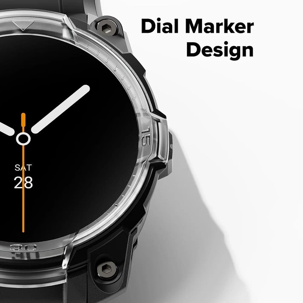 Ringke Rugged Gear - θήκη για Samsung Galaxy Watch8 - Μαύρο 3