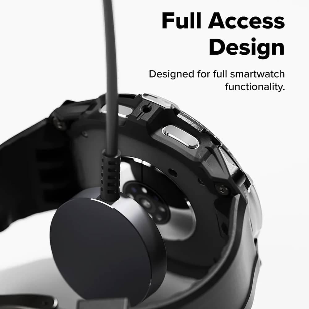 Ringke Rugged Gear - θήκη για Samsung Galaxy Watch8 - Μαύρο 6