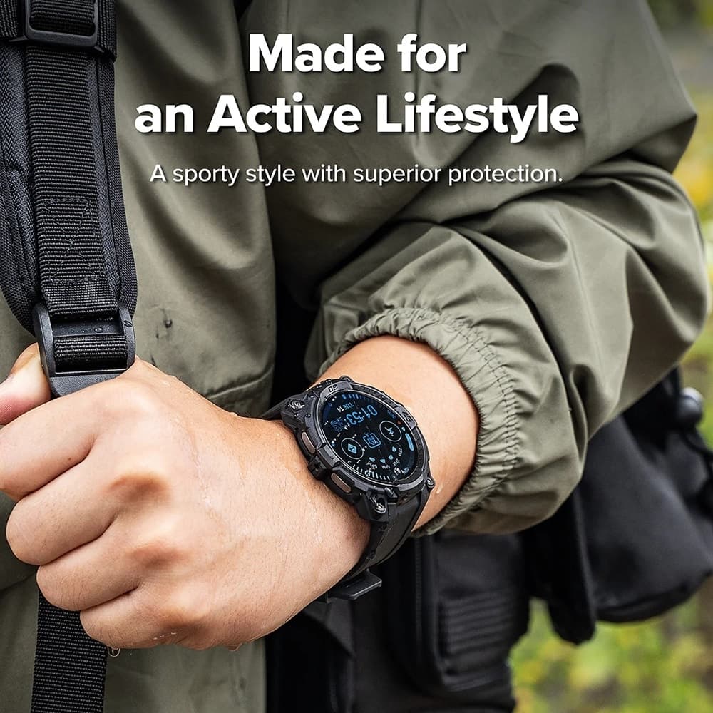 Ringke Rugged Gear - θήκη για Samsung Galaxy Watch8 - Μαύρο 5