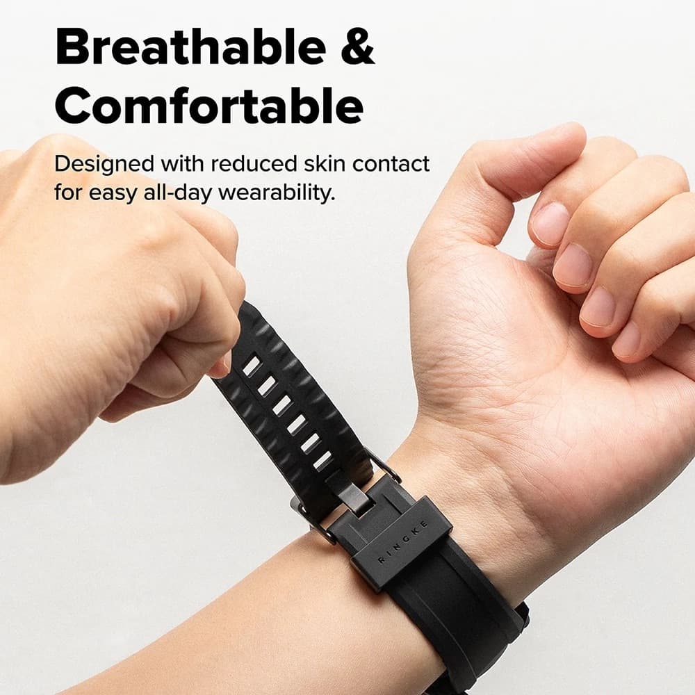 Ringke Rugged Gear - θήκη για Samsung Galaxy Watch8 - Μαύρο 7