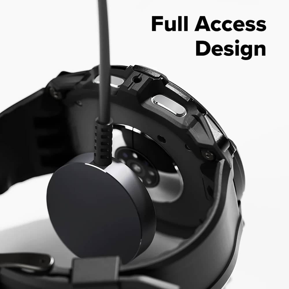 Ringke Rugged Gear - θήκη για Samsung Galaxy Watch8 - Μαύρο 4