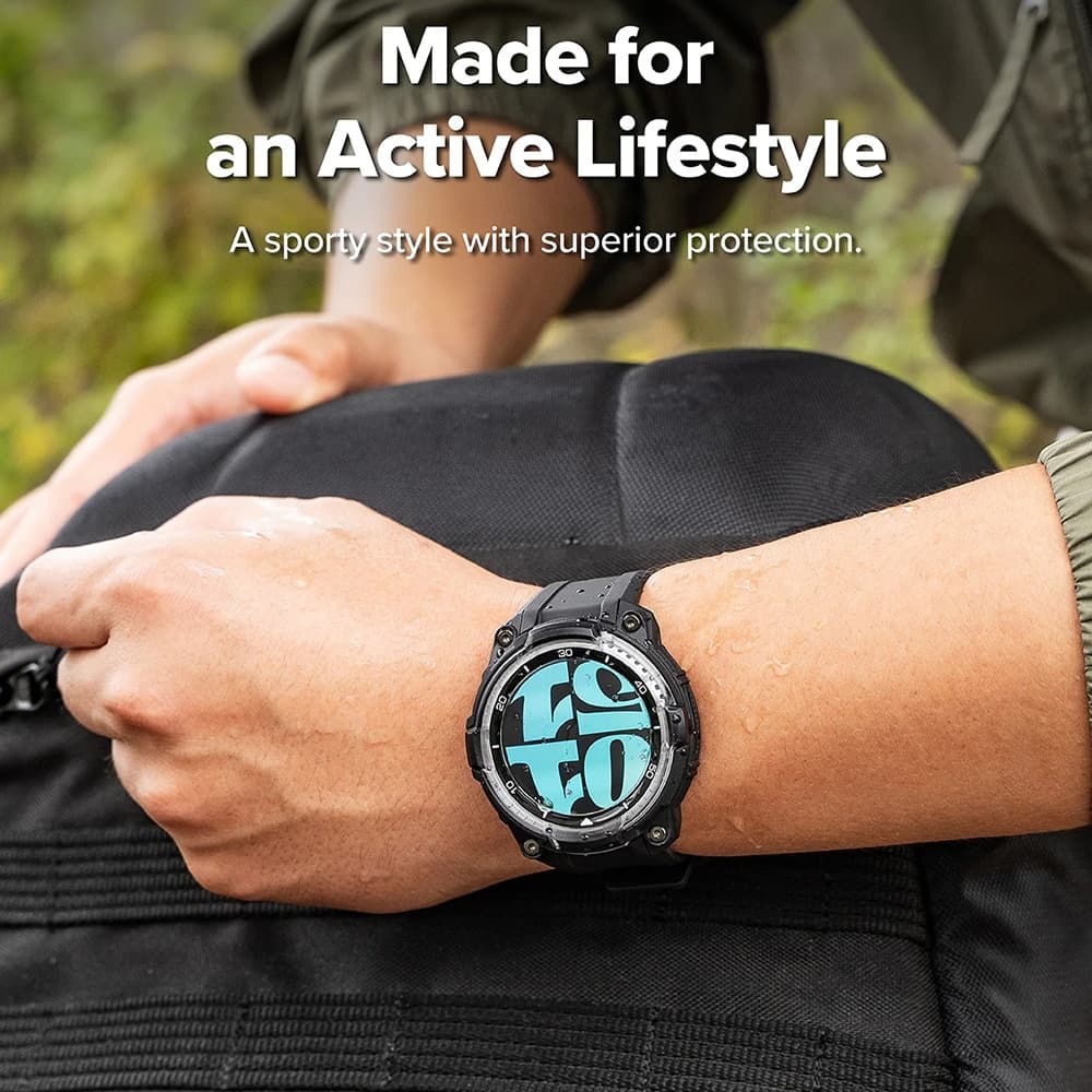 Ringke Rugged Gear - θήκη για Samsung Galaxy Watch8 Classic - Μαύρο 2