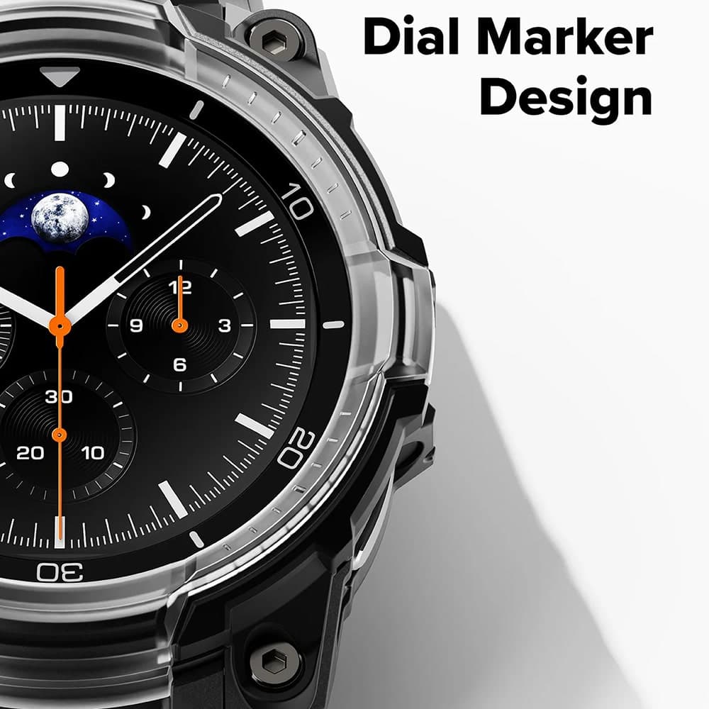 Ringke Rugged Gear - θήκη για Samsung Galaxy Watch8 Classic - Μαύρο 3