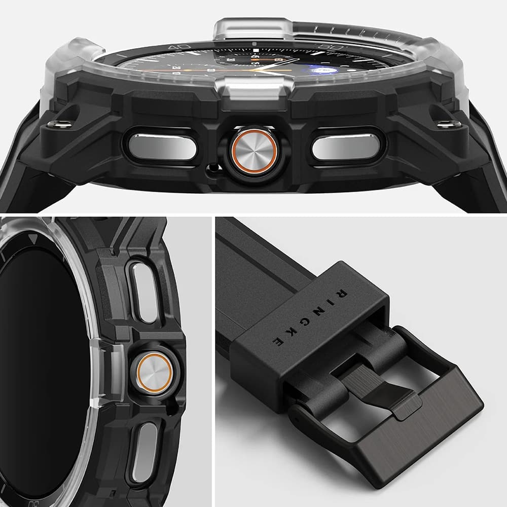 Ringke Rugged Gear - θήκη για Samsung Galaxy Watch8 Classic - Μαύρο 5