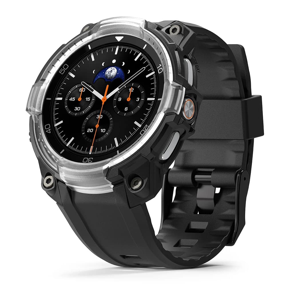 Ringke Rugged Gear - θήκη για Samsung Galaxy Watch8 Classic - Μαύρο