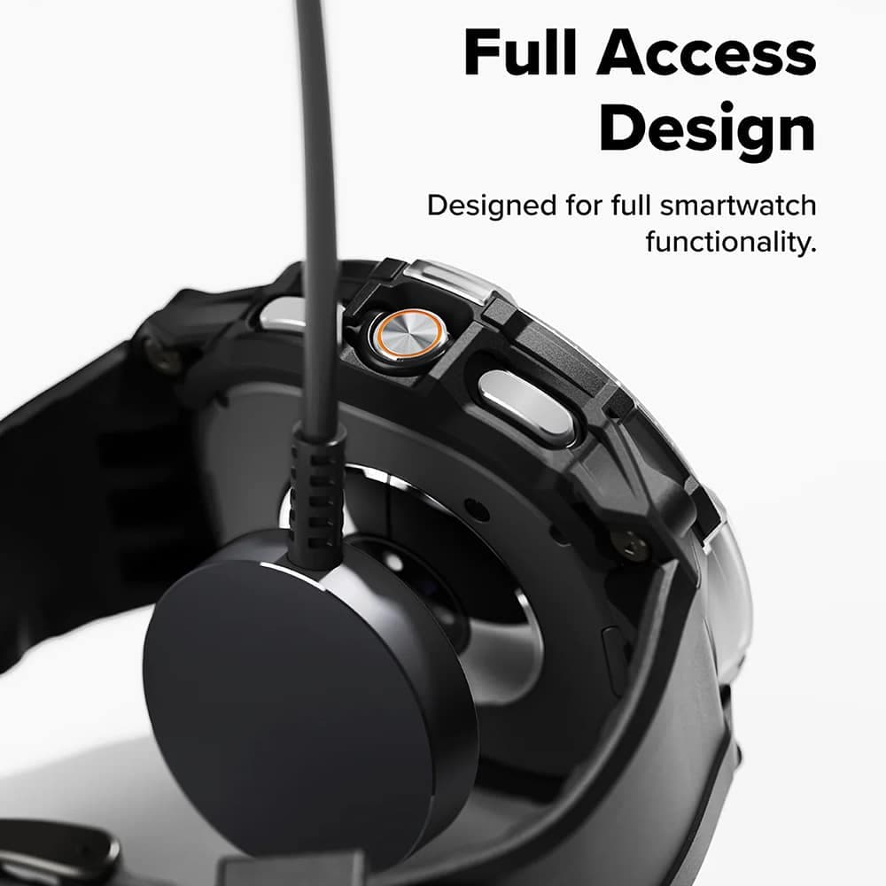 Ringke Rugged Gear - θήκη για Samsung Galaxy Watch8 Classic - Μαύρο 7