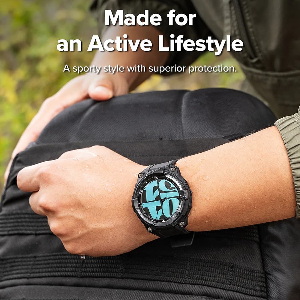 Ringke Rugged Gear - θήκη για Samsung Galaxy Watch8 Classic - Μαύρο 3