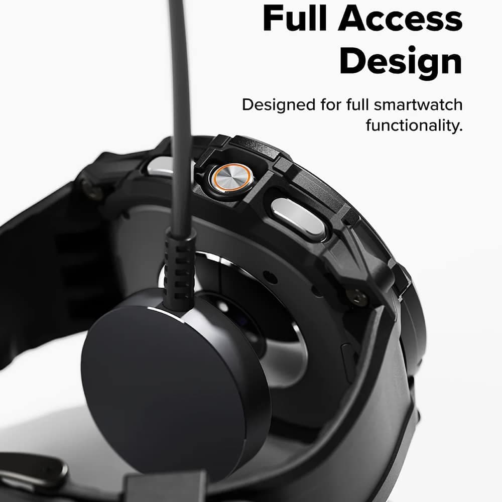 Ringke Rugged Gear - θήκη για Samsung Galaxy Watch8 Classic - Μαύρο 4