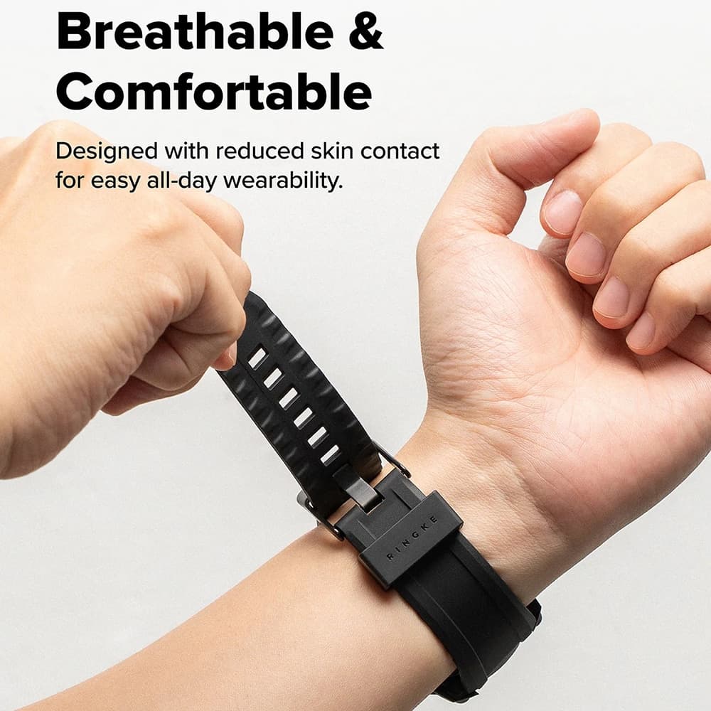 Ringke Rugged Gear - θήκη για Samsung Galaxy Watch8 Classic - Μαύρο 7