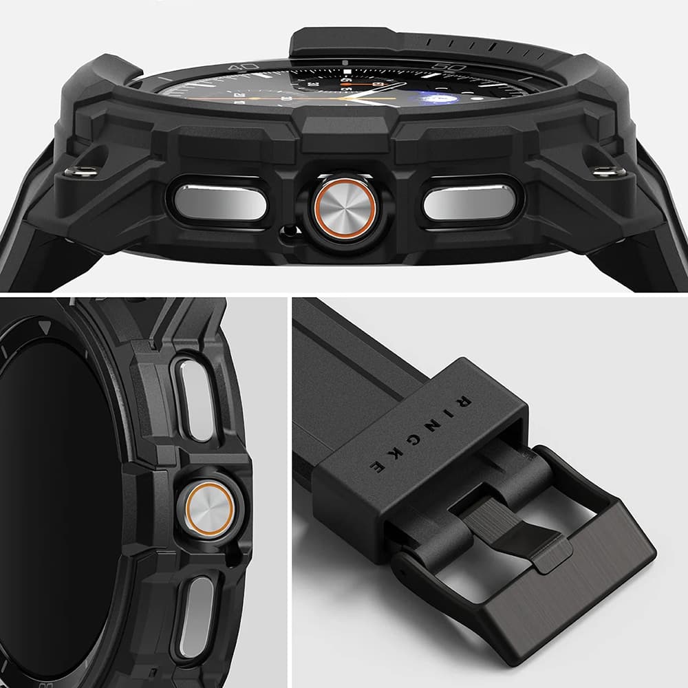 Ringke Rugged Gear - θήκη για Samsung Galaxy Watch8 Classic - Μαύρο 6