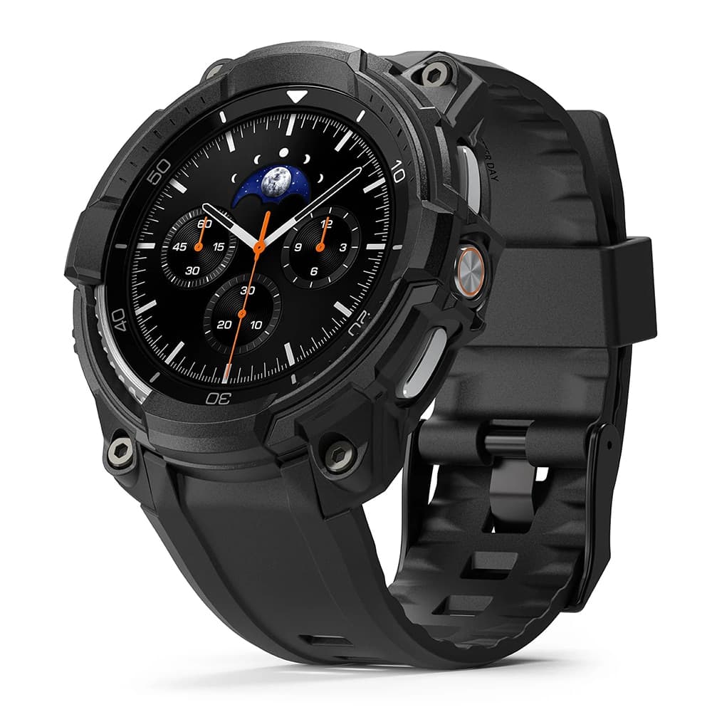 Ringke Rugged Gear - θήκη για Samsung Galaxy Watch8 Classic - Μαύρο