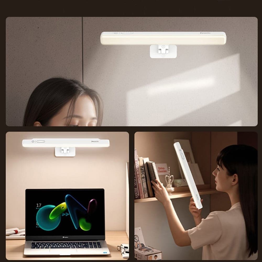 Yesido - Wireless Reading Light (dh11) - Type-C, 3600mah, Multi-Angle Adjustable, 5 Levels Of Brightness - White 6