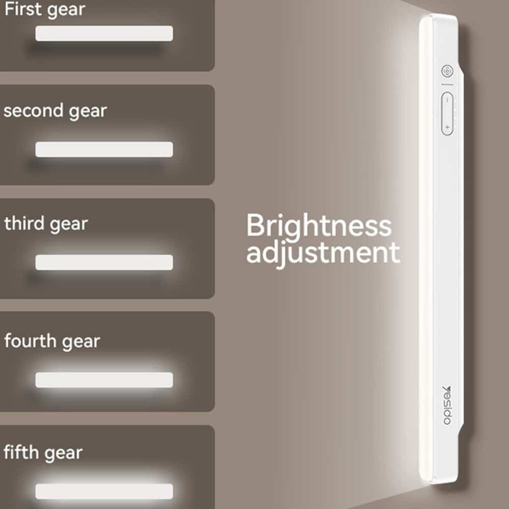 Yesido - Wireless Reading Light (dh11) - Type-C, 3600mah, Multi-Angle Adjustable, 5 Levels Of Brightness - White 5