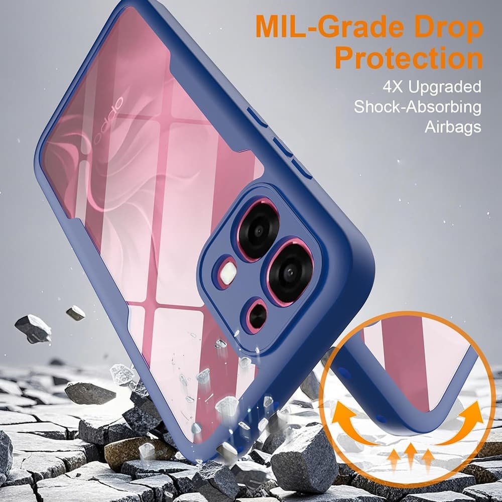 Techsuit ColorVerse 360 Series - θήκη για Oppo A6 Pro / 4G 5G - Διάφανο 4
