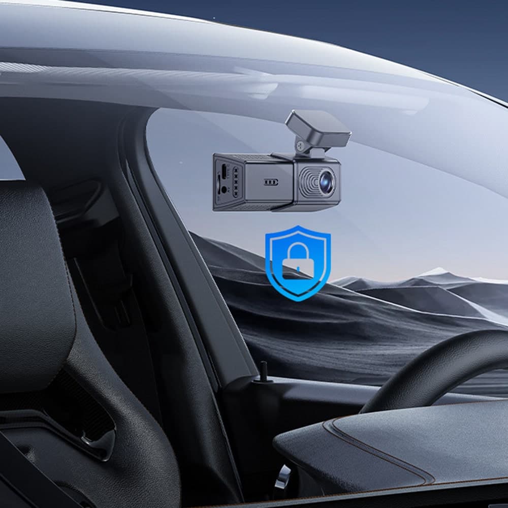 Yesido - Dash Camera (km22) - 120° Wide-Angle Lens, 1080p Dual-Channel Recording - Black 4