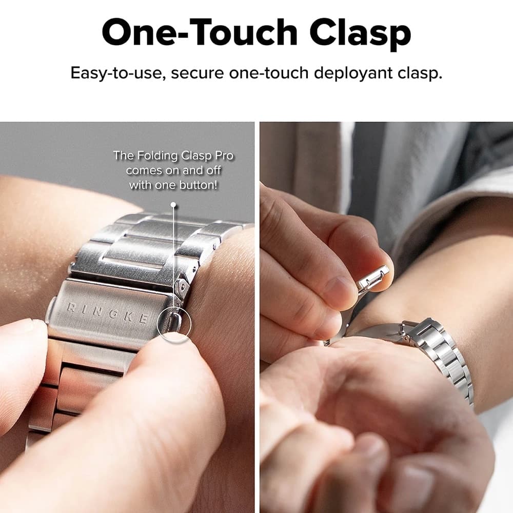 Ringke Metal One Air - θήκη για Samsung Galaxy Watch8 40mm / 44mm Classic - Διάφανο 9