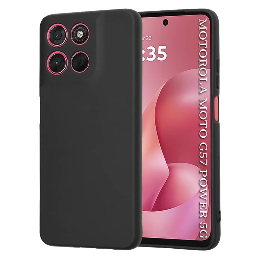 Techsuit SoftFlex - θήκη για Motorola Moto G57 Power / G67 - Μαύρο