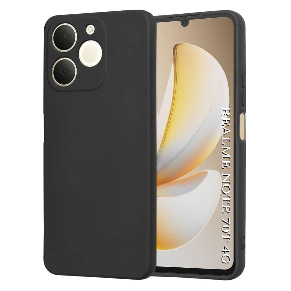 Techsuit SoftFlex - θήκη για Realme Note 70T - Μαύρο