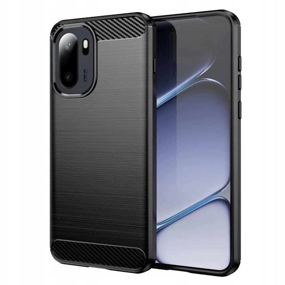 Techsuit Carbon Silicone - θήκη για Oneplus 15R - Μαύρο