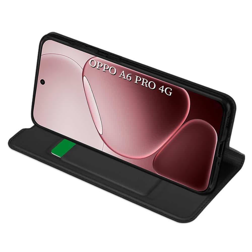 Techsuit Magskin Book - θήκη για Oppo A6 Pro / 4G 5G - Μαύρο 2
