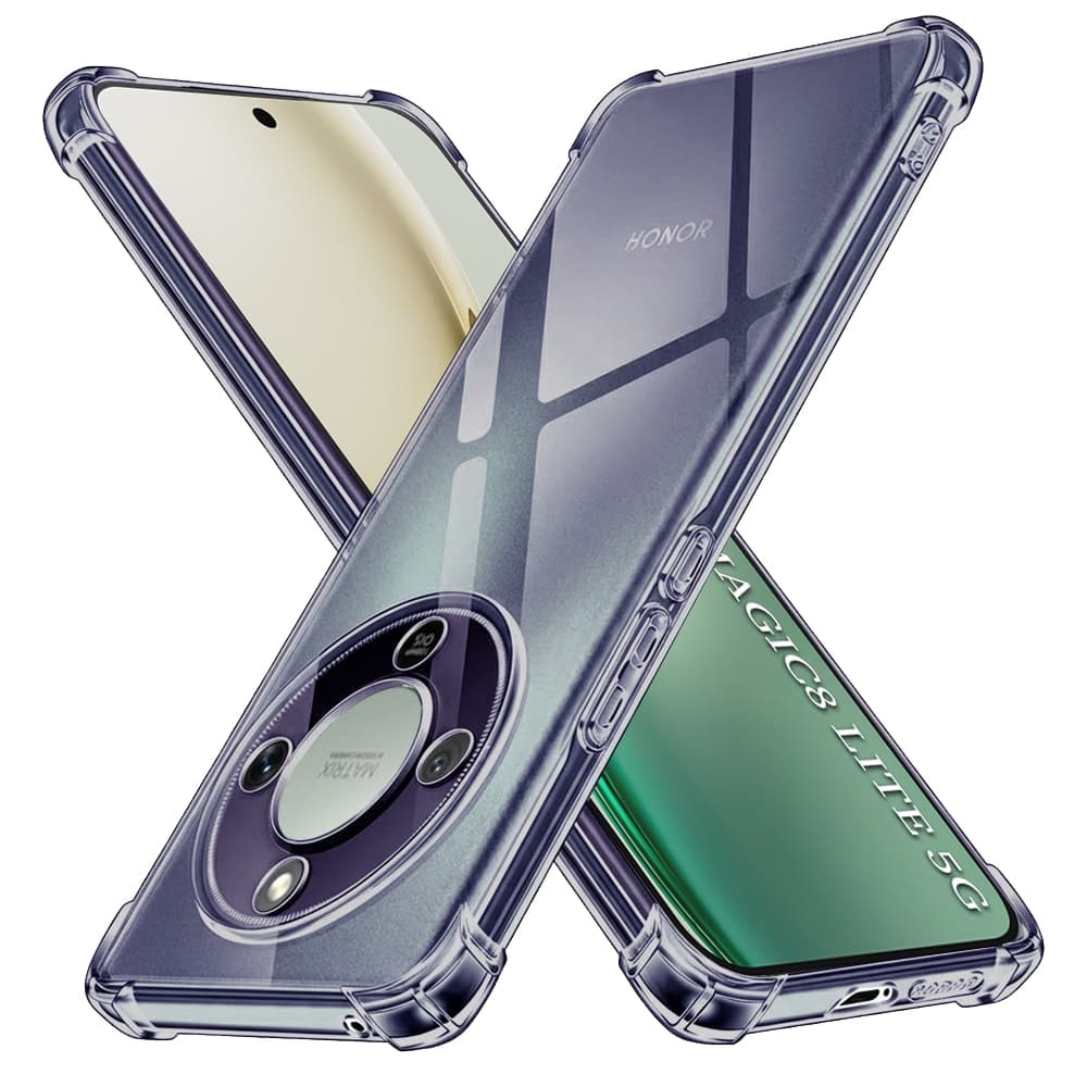 Techsuit Shockproof Clear Silicone - θήκη για Honor Magic8 Lite - Διάφανο