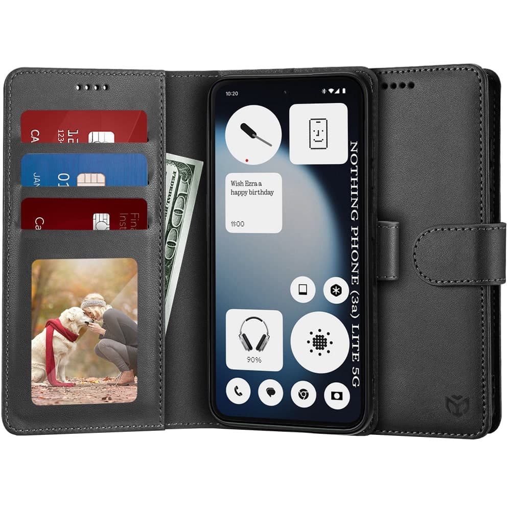 Techsuit Diary Book - θήκη για Nothing Phone (3a) Lite - Μαύρο