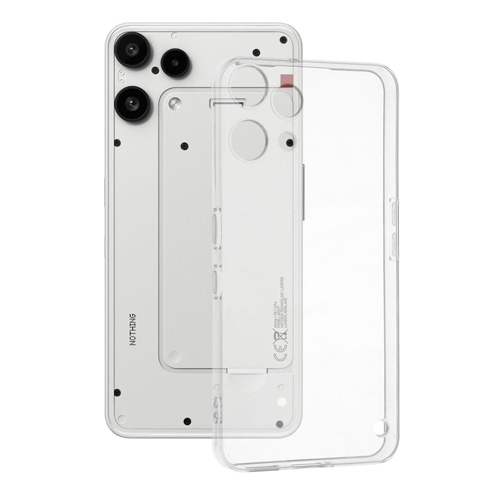 Techsuit Clear Silicone - θήκη για Nothing Phone (3a) Lite - Διάφανο