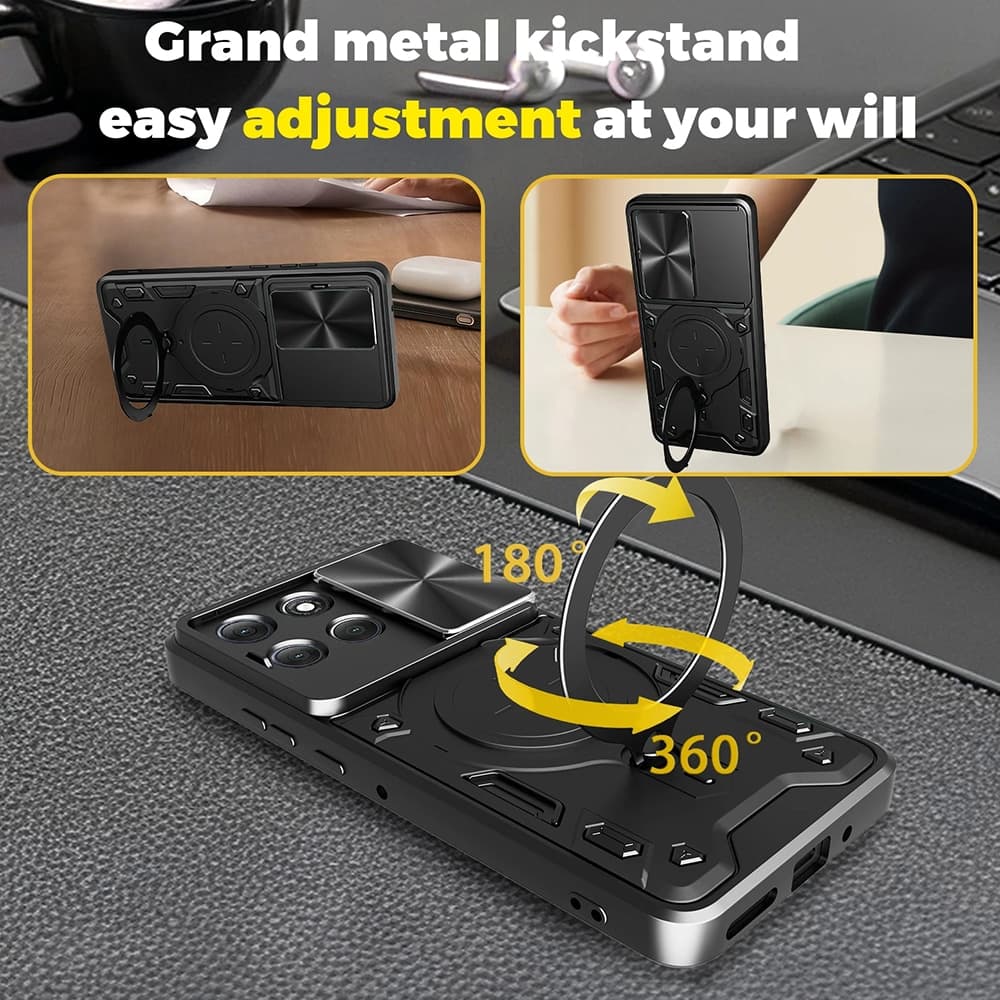 Techsuit CamGuard Pro - θήκη για Motorola Moto G86 - Μπλε 2