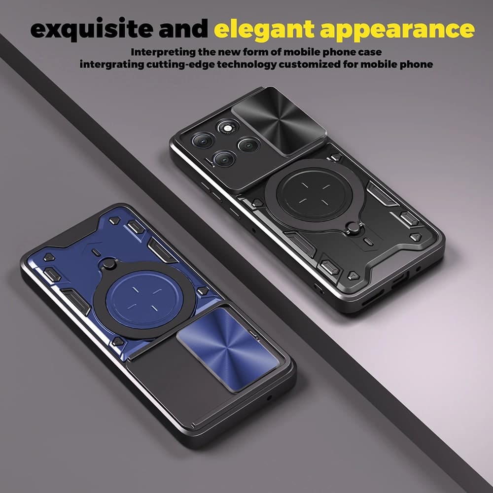 Techsuit CamGuard Pro - θήκη για Motorola Moto G86 - Μπλε 5
