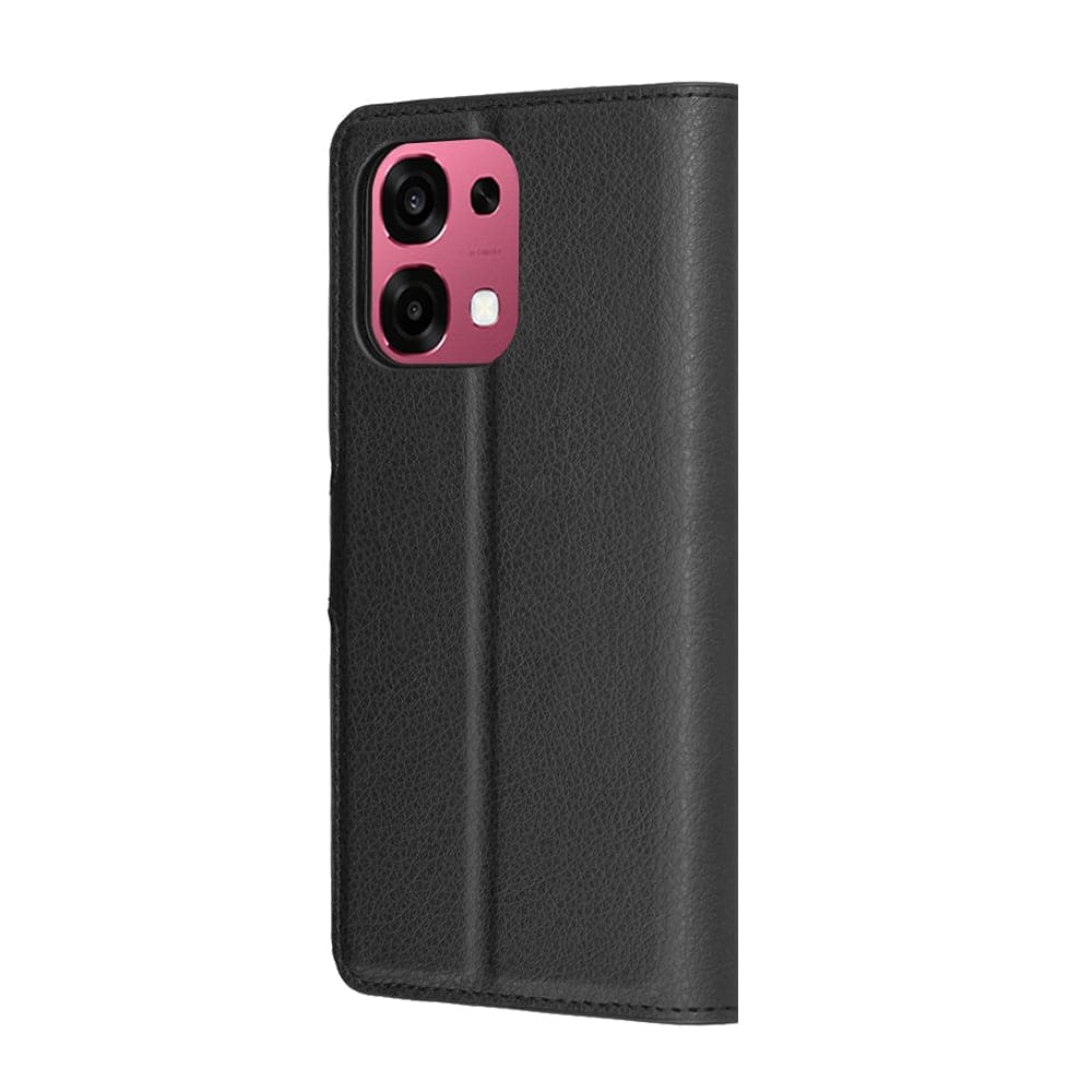 Techsuit Leather Folio - θήκη για Oppo A6 Pro / 4G 5G - Μαύρο 5