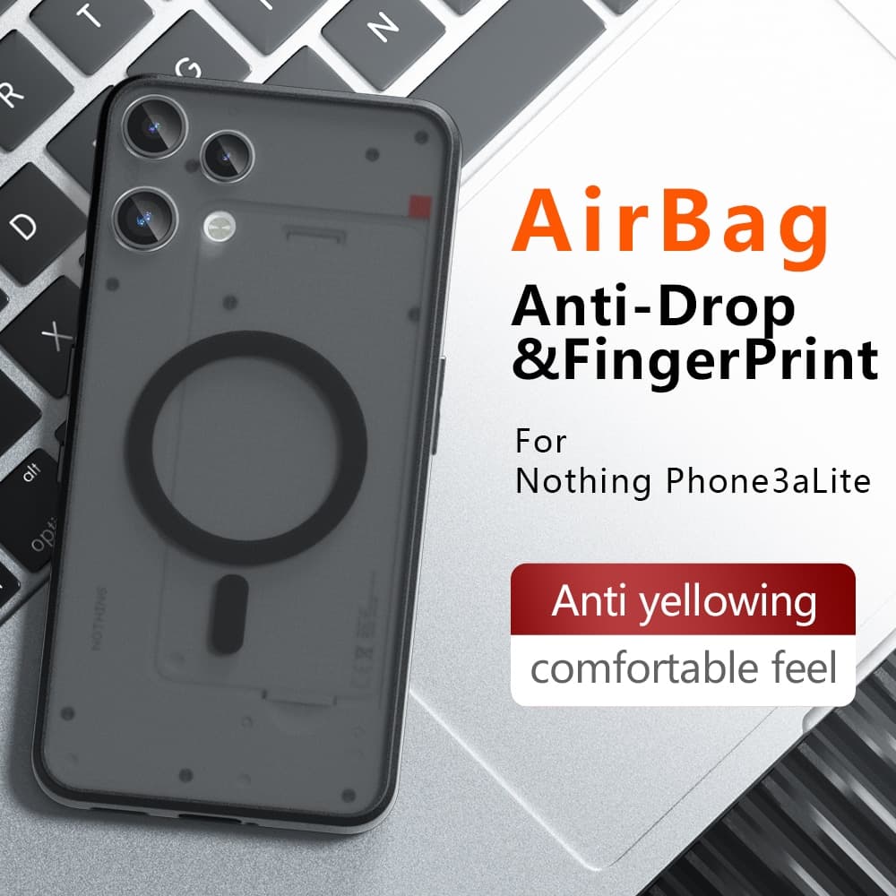 Techsuit PureFrost - θήκη για Nothing Phone (3a) Lite - Μαύρο 4