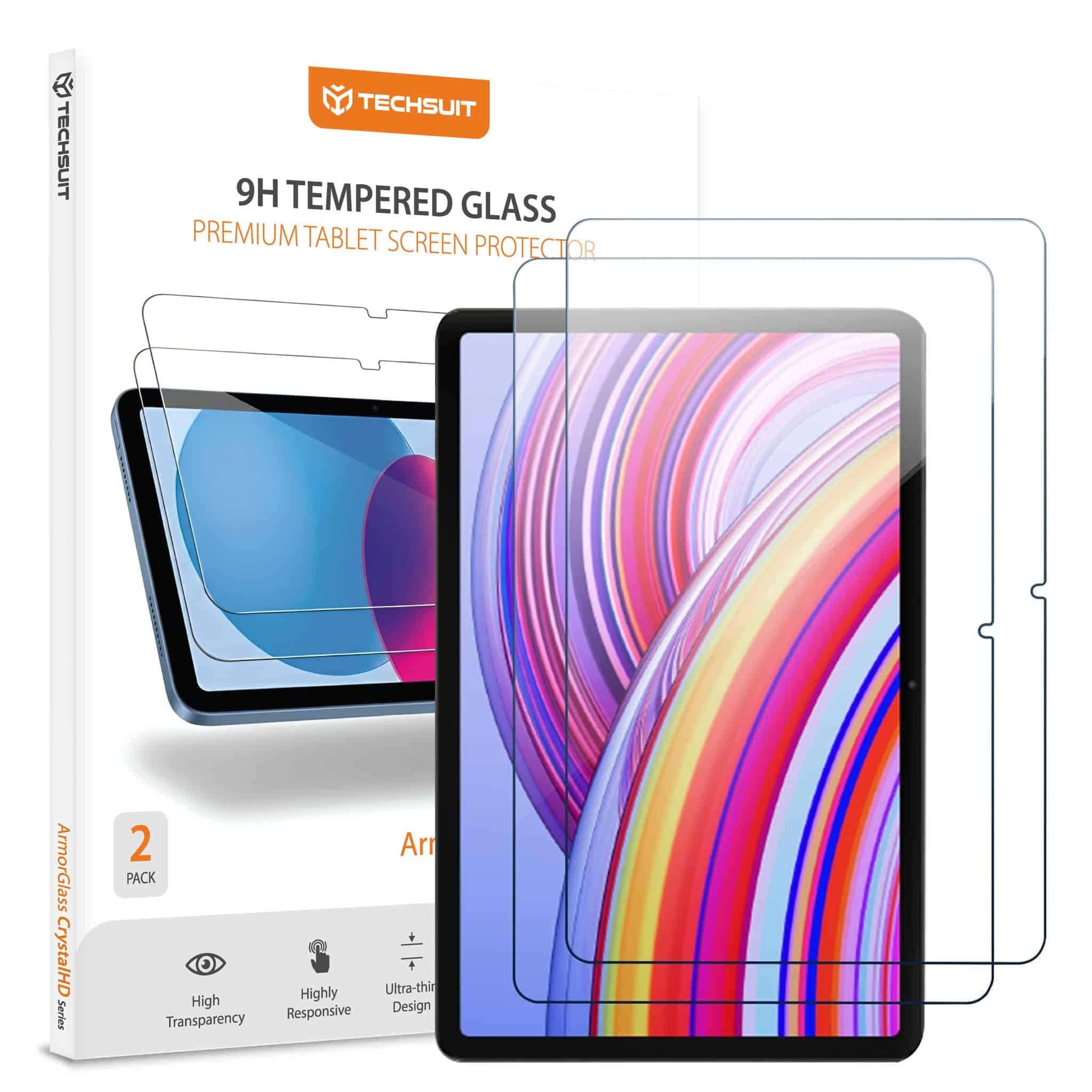 Techsuit - Armorglass Crystalhd (2 Pack) - Xiaomi Redmi Pad Pro / Pad Pro 5g / Poco Pad - Clear