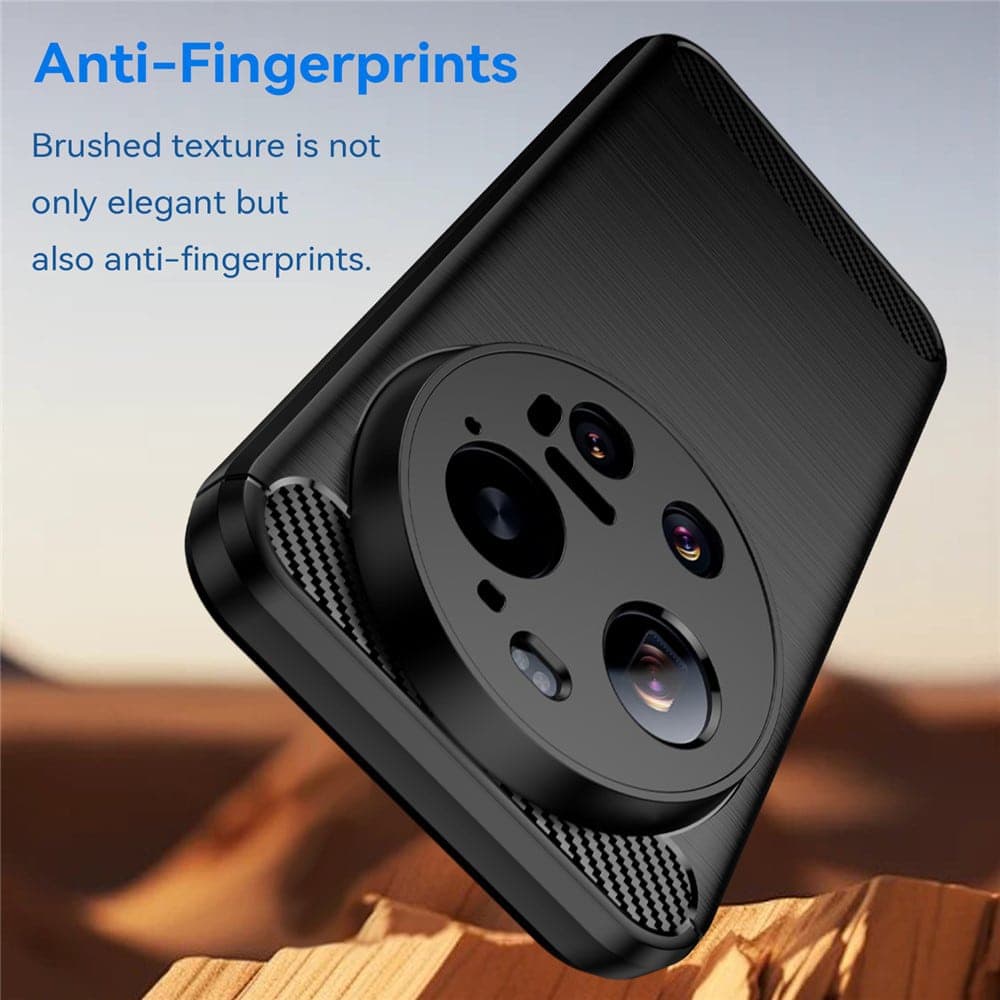 Techsuit Carbon Silicone - θήκη για Xiaomi 17 Ultra - Μαύρο 5