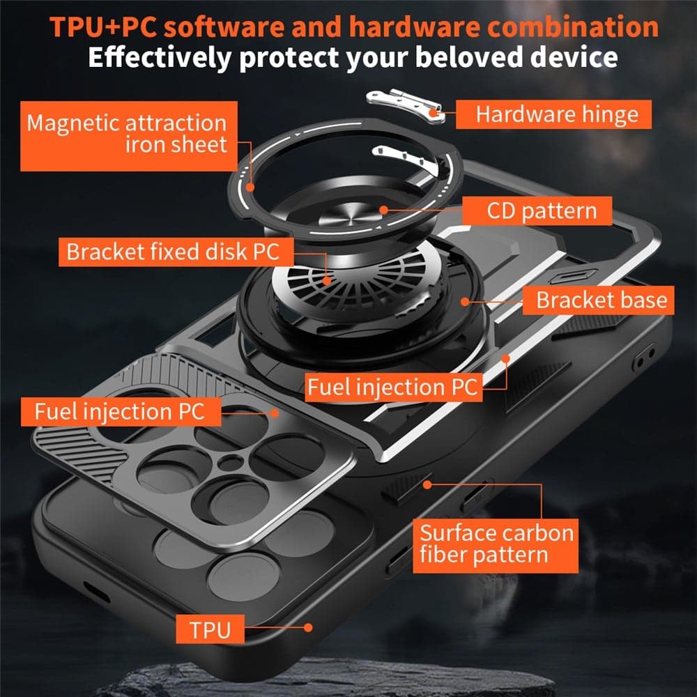 Techsuit RuggedCam - θήκη για Xiaomi Poco F8 Ultra - Μπλε 3