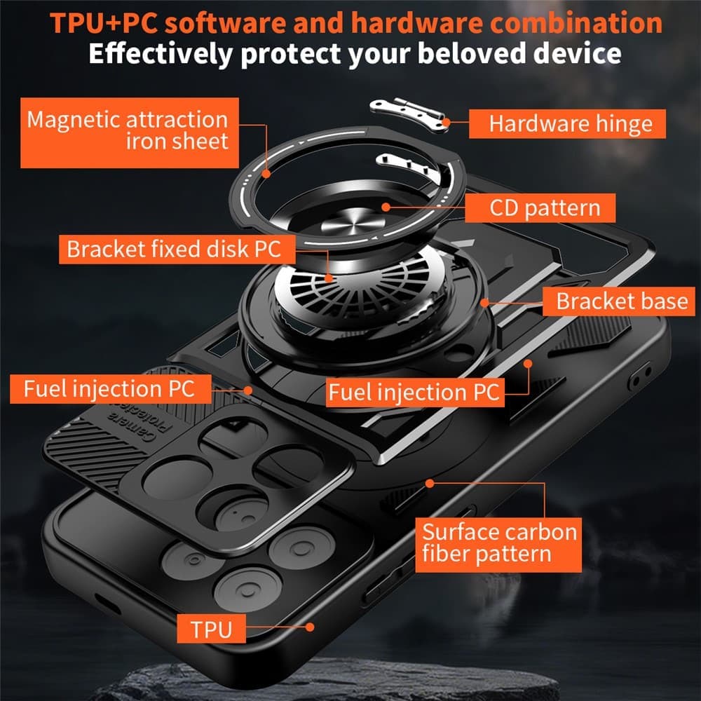 Techsuit RuggedCam - θήκη για Xiaomi Poco F8 Pro - Μπλε 6