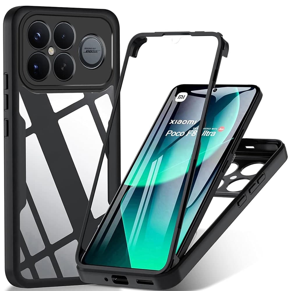Techsuit ColorVerse 360 Series - θήκη για Xiaomi Poco F8 Ultra - Μαύρο