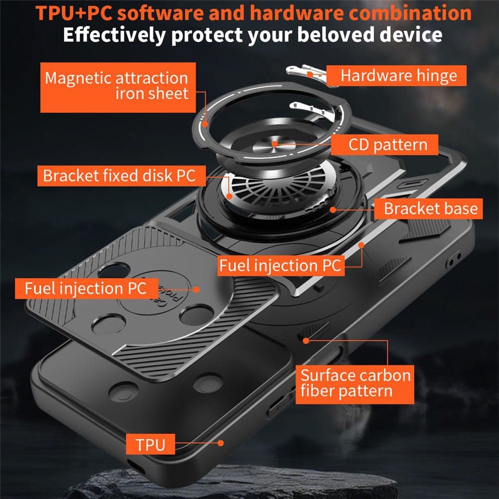 Techsuit RuggedCam - θήκη για Honor X9c Smart - Γκρι 4