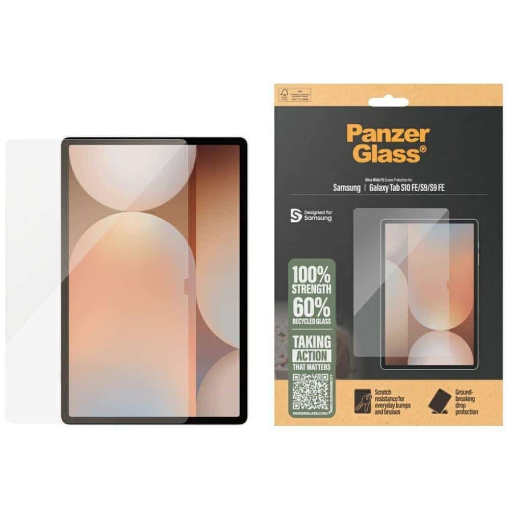 PanzerGlass Σκηνίδιο σκληρυμένο Ultra-Wide Fit για Samsung Galaxy Tab S10 FE/S9/S9 FE