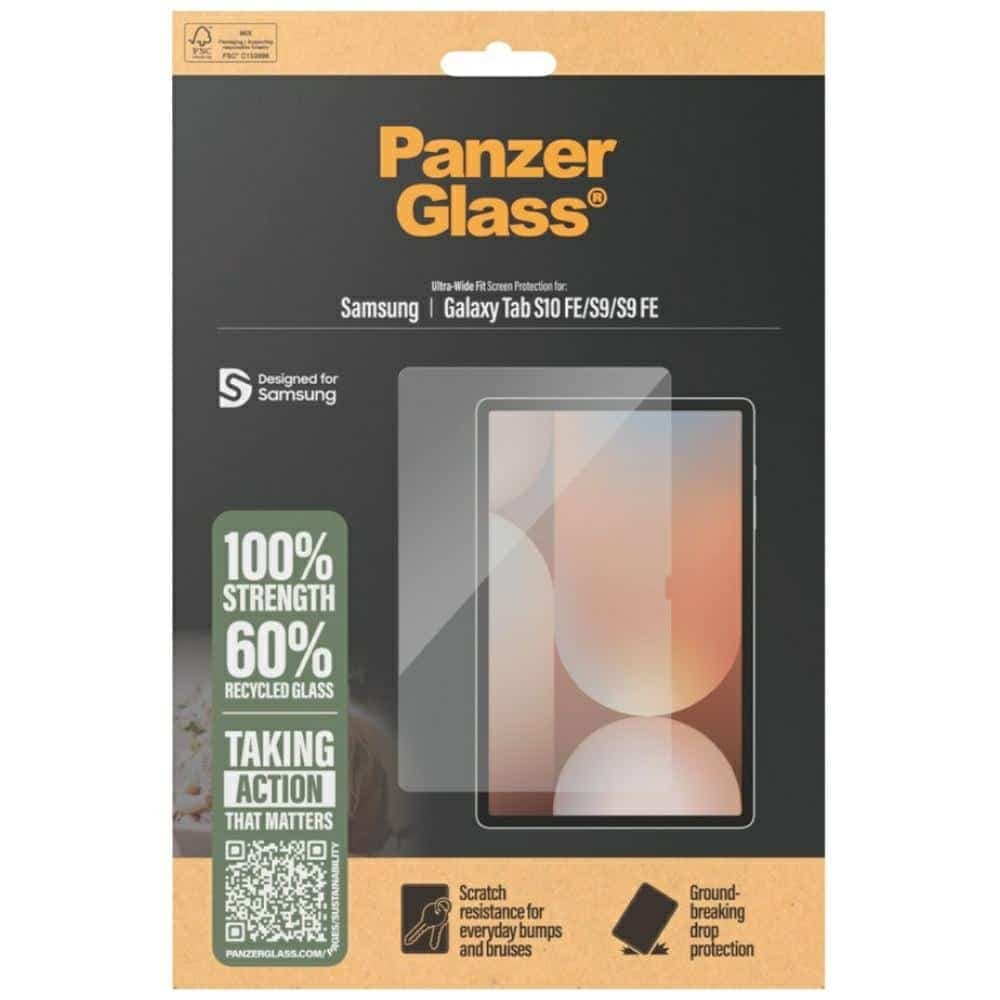 PanzerGlass Σκηνίδιο σκληρυμένο Ultra-Wide Fit για Samsung Galaxy Tab S10 FE/S9/S9 FE 4