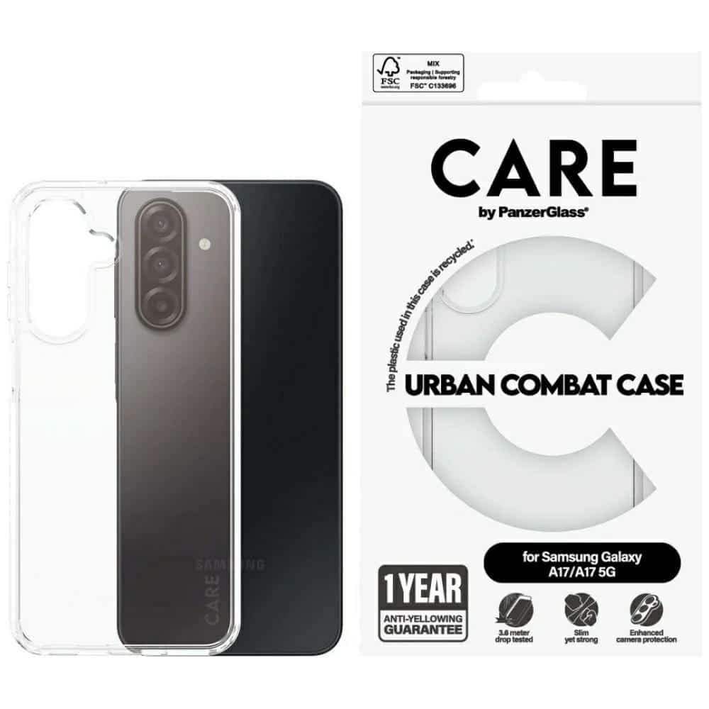 PanzerGlass Urban Combat - θήκη για Samsung Galaxy M17 / A17 5G - Διάφανο