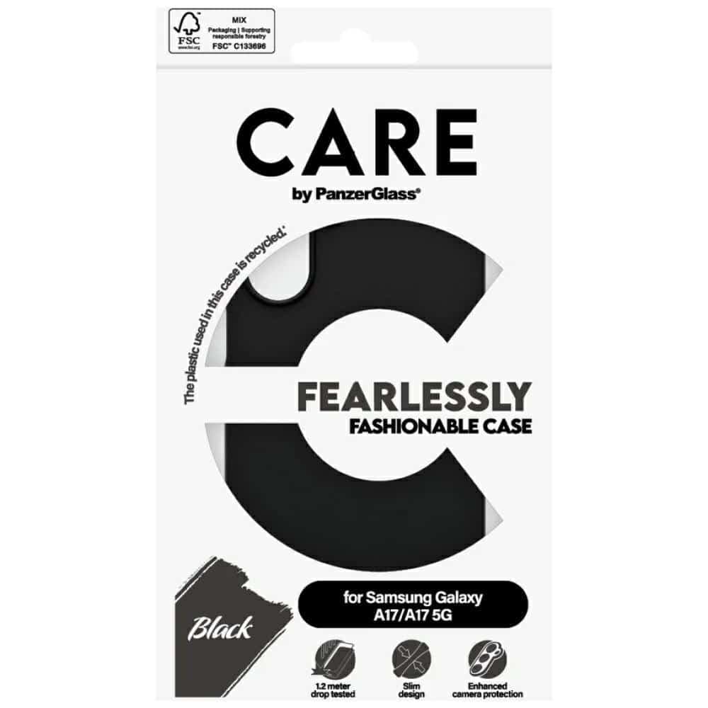 PanzerGlass CARE Fearlessly Fashionable - θήκη για Samsung Galaxy M17 / A17 5G - Μαύρο 4