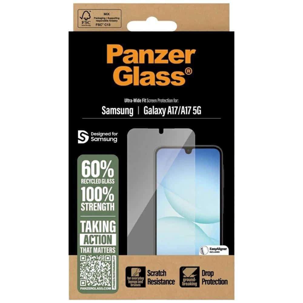 PanzerGlass Γυαλί Tempered Ultra-Wide Fit EasyAligner για Samsung Galaxy A17 / A17 5G 3