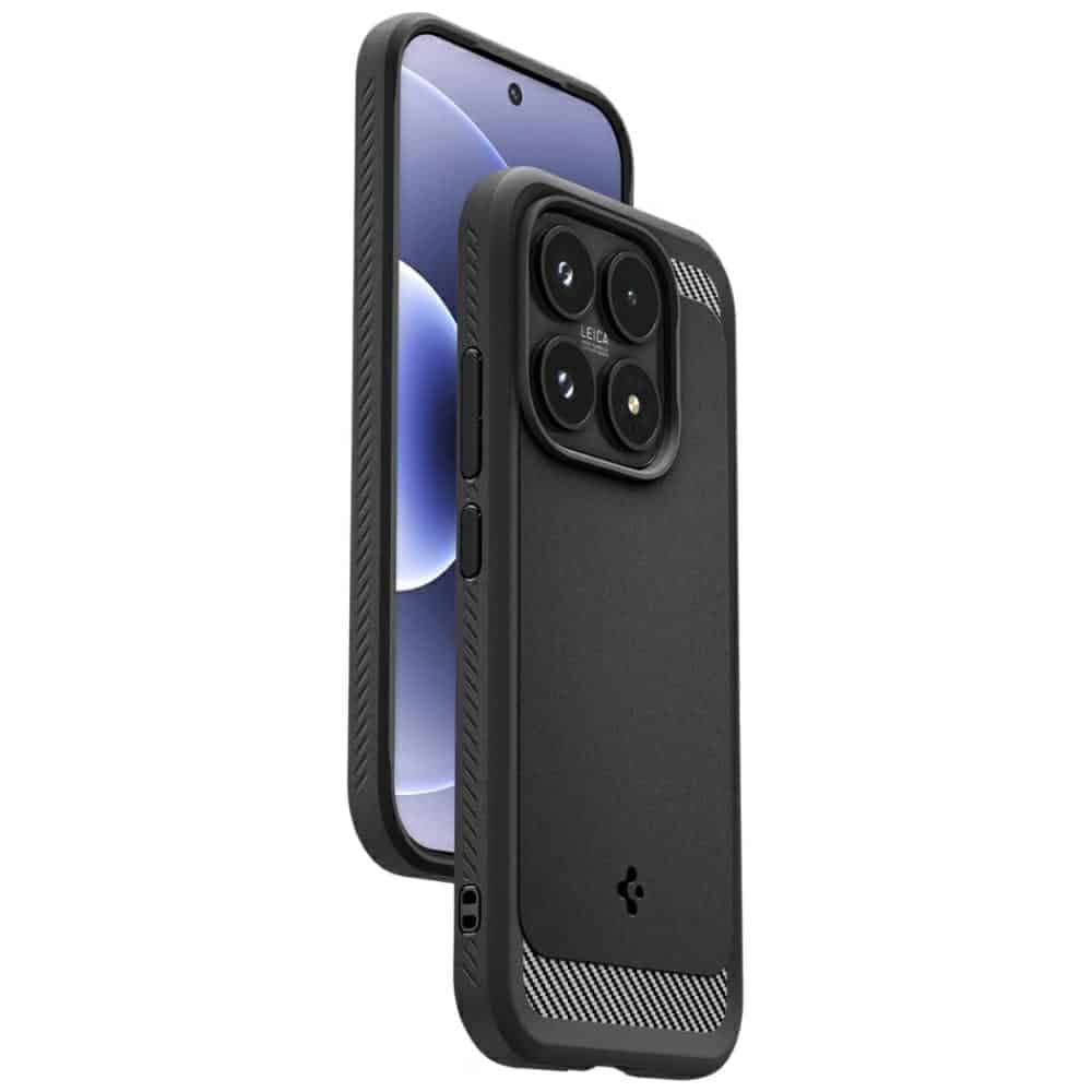 Spigen Rugged Armor - θήκη για Xiaomi 17 - Μαύρο 8